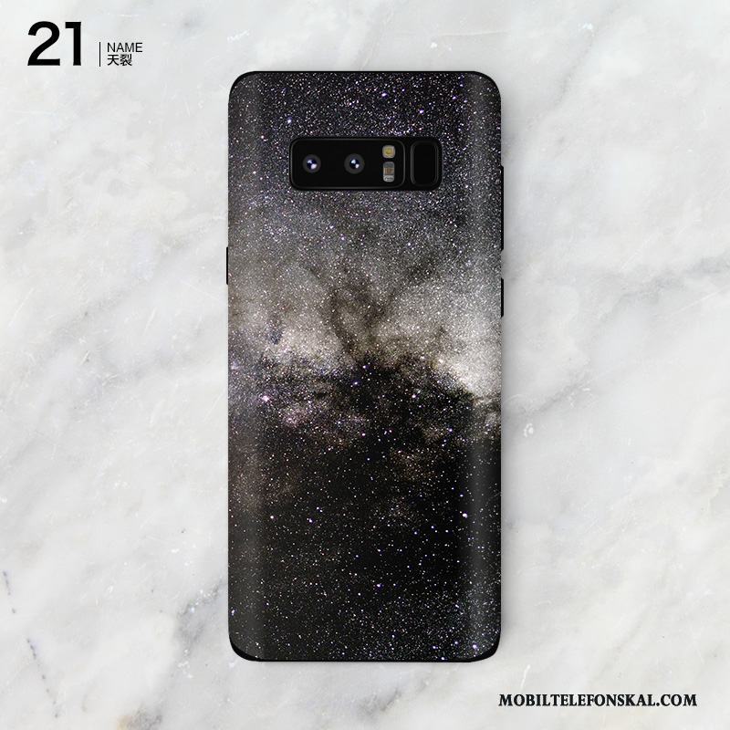 Samsung Galaxy Note 8 Purpur Personlighet Färg Skärmskydd Film Stjärna Mobil Telefon Skal