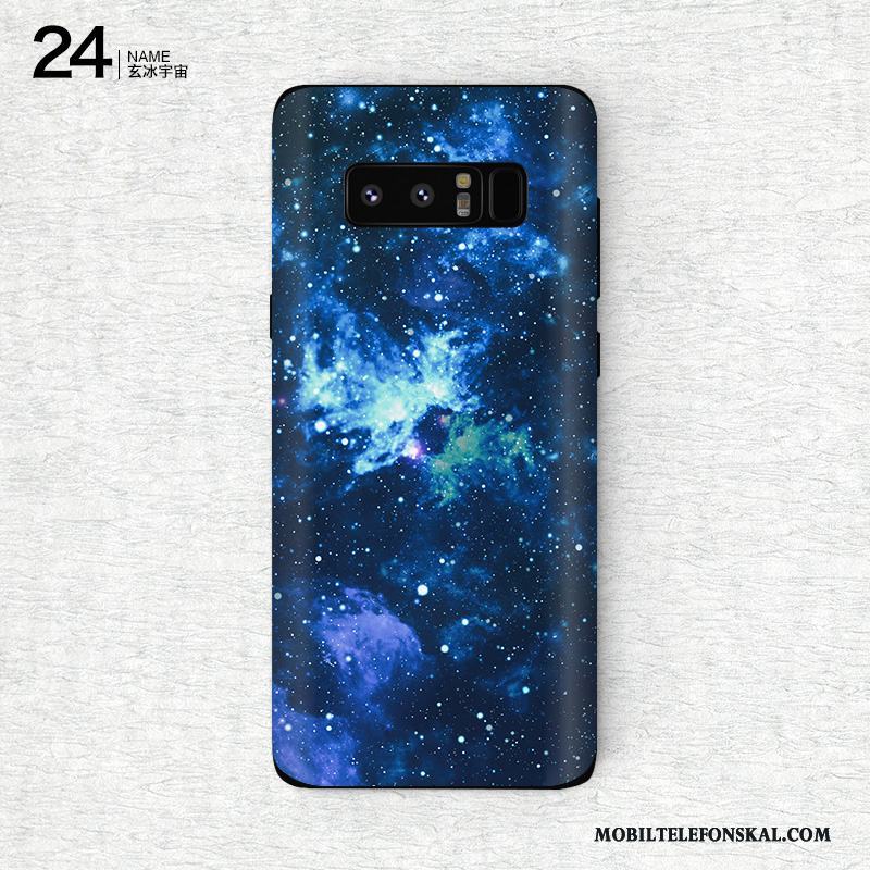 Samsung Galaxy Note 8 Purpur Personlighet Färg Skärmskydd Film Stjärna Mobil Telefon Skal