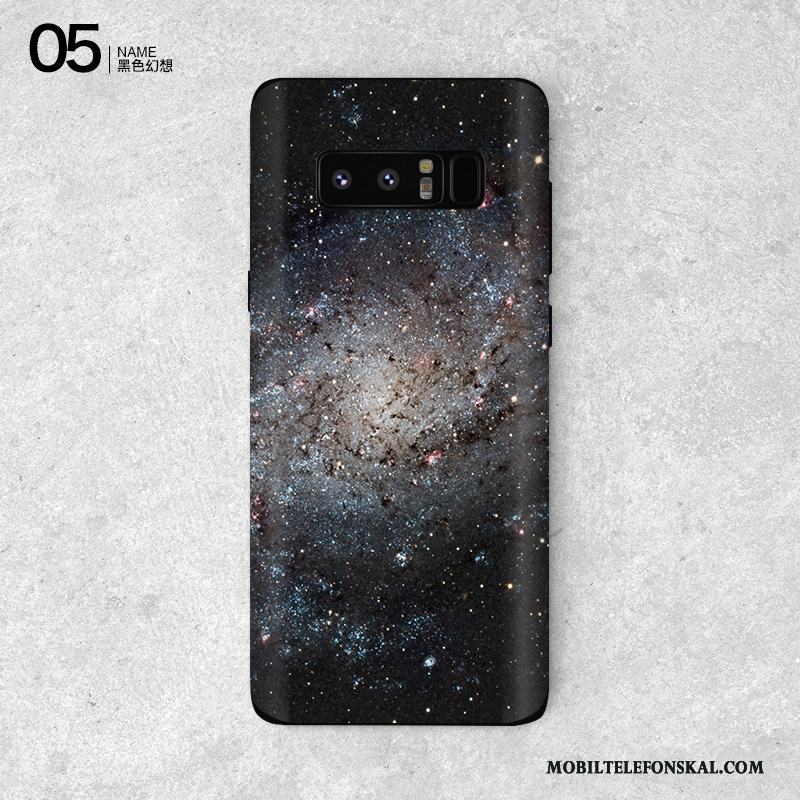 Samsung Galaxy Note 8 Purpur Personlighet Färg Skärmskydd Film Stjärna Mobil Telefon Skal