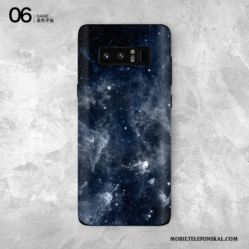 Samsung Galaxy Note 8 Purpur Personlighet Färg Skärmskydd Film Stjärna Mobil Telefon Skal