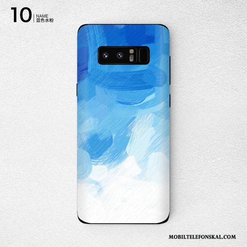 Samsung Galaxy Note 8 Purpur Personlighet Färg Skärmskydd Film Stjärna Mobil Telefon Skal