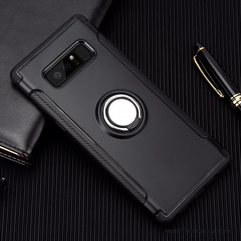 Samsung Galaxy Note 8 Silikon Fodral Stjärna Skal Telefon Fallskydd Magnetic Rosa