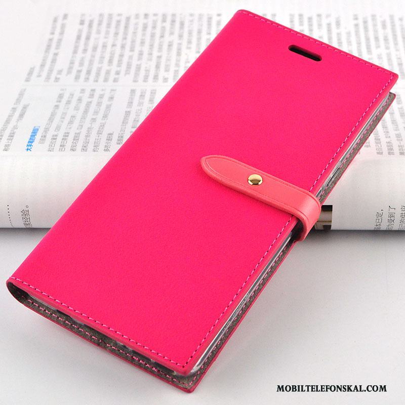 Samsung Galaxy Note 8 Slim Röd Silikon Täcka Läderfodral Mjuk Skal Telefon
