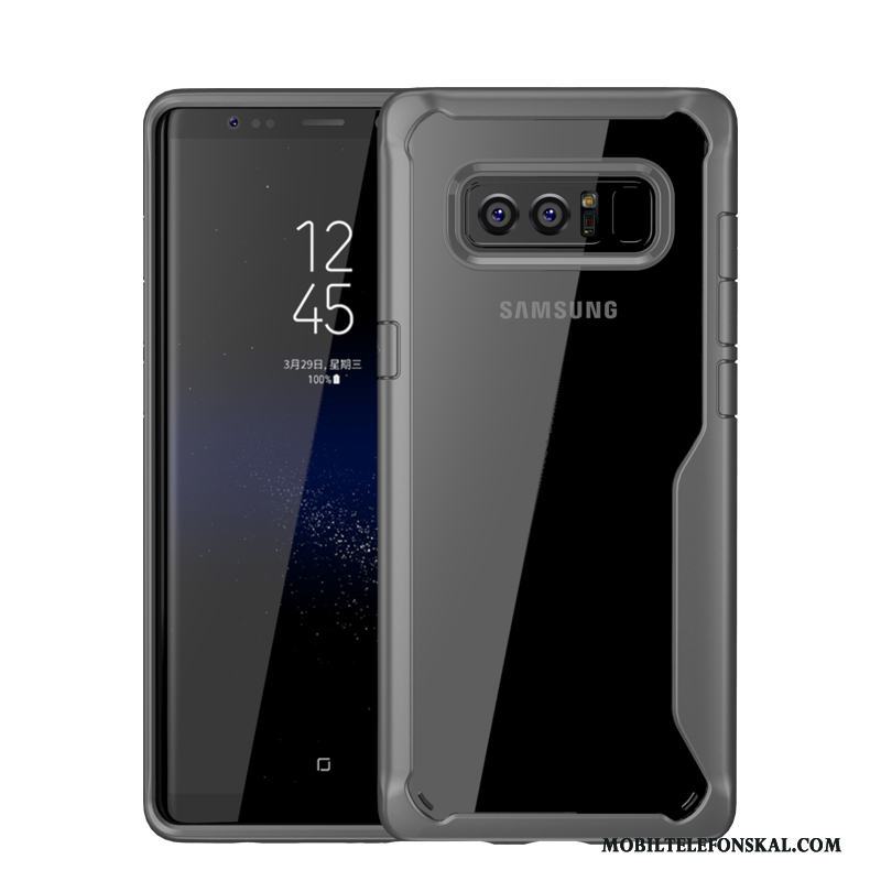 Samsung Galaxy Note 8 Stjärna Ny Skydd Skal Telefon Röd Fallskydd Silikon