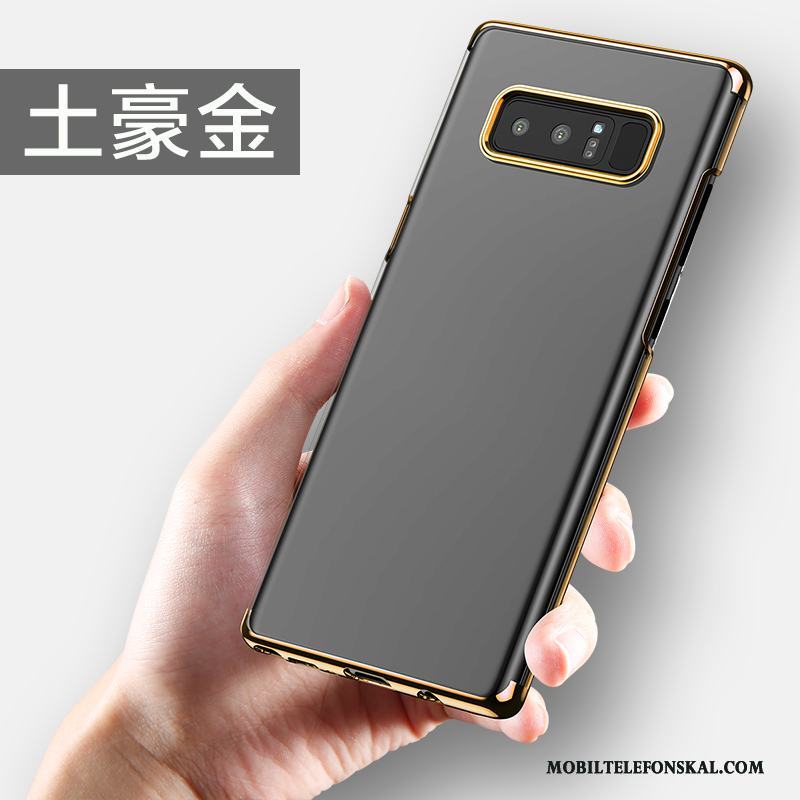 Samsung Galaxy Note 8 Transparent Trend Slim Guld Ny Skydd Skal Telefon