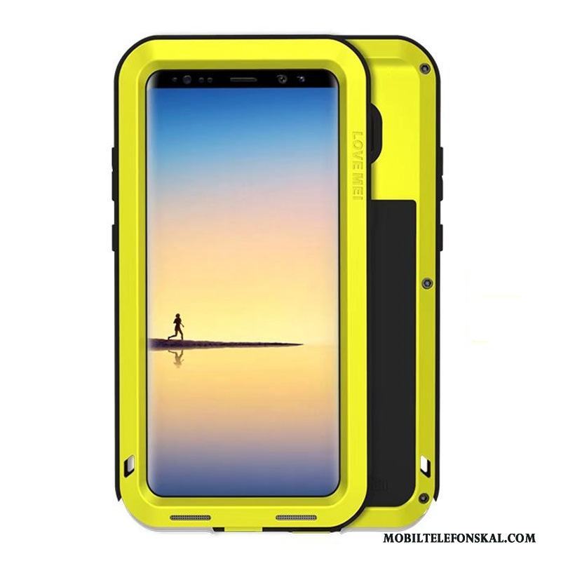 Samsung Galaxy Note 8 Tre Försvar Mobil Telefon Frame Skal Telefon Metall All Inclusive Stjärna