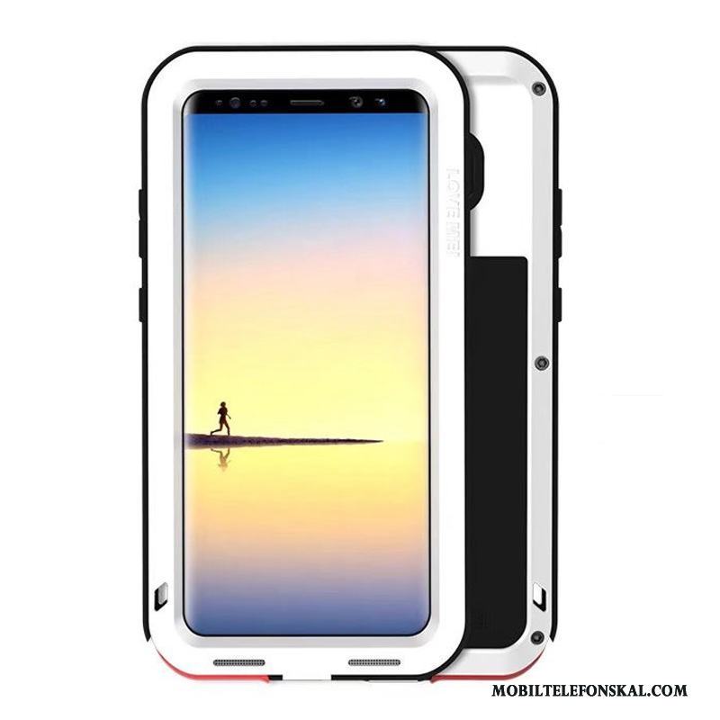 Samsung Galaxy Note 8 Tre Försvar Mobil Telefon Frame Skal Telefon Metall All Inclusive Stjärna