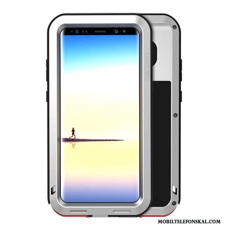 Samsung Galaxy Note 8 Tre Försvar Mobil Telefon Frame Skal Telefon Metall All Inclusive Stjärna