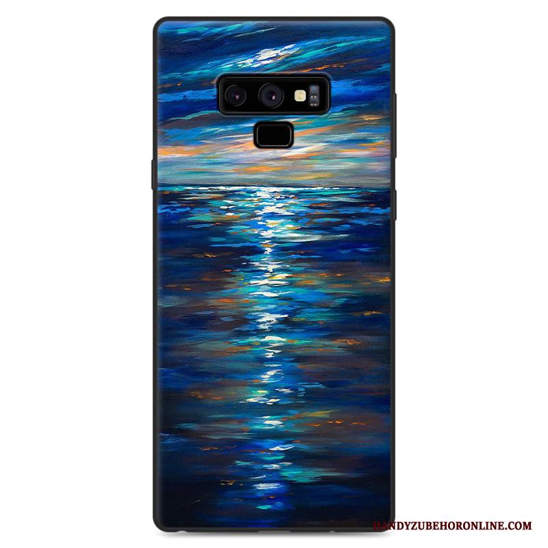 Samsung Galaxy Note 9 Fodral Purpur Fallskydd Skal Telefon Tecknat Stjärna Kreativa