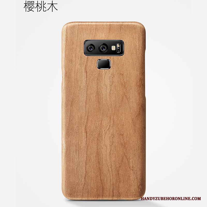 Samsung Galaxy Note 9 Kreativa Enkel Mode Wood Trend Varumärke Skal Telefon Fodral