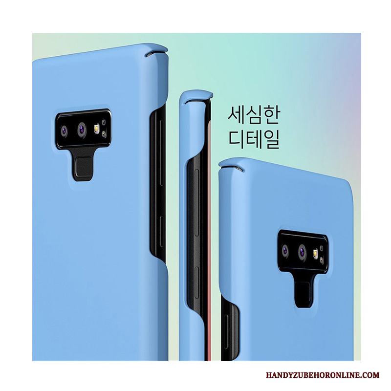 Samsung Galaxy Note 9 Transparent Gul Stjärna Solid Färg Skal Fallskydd Slim
