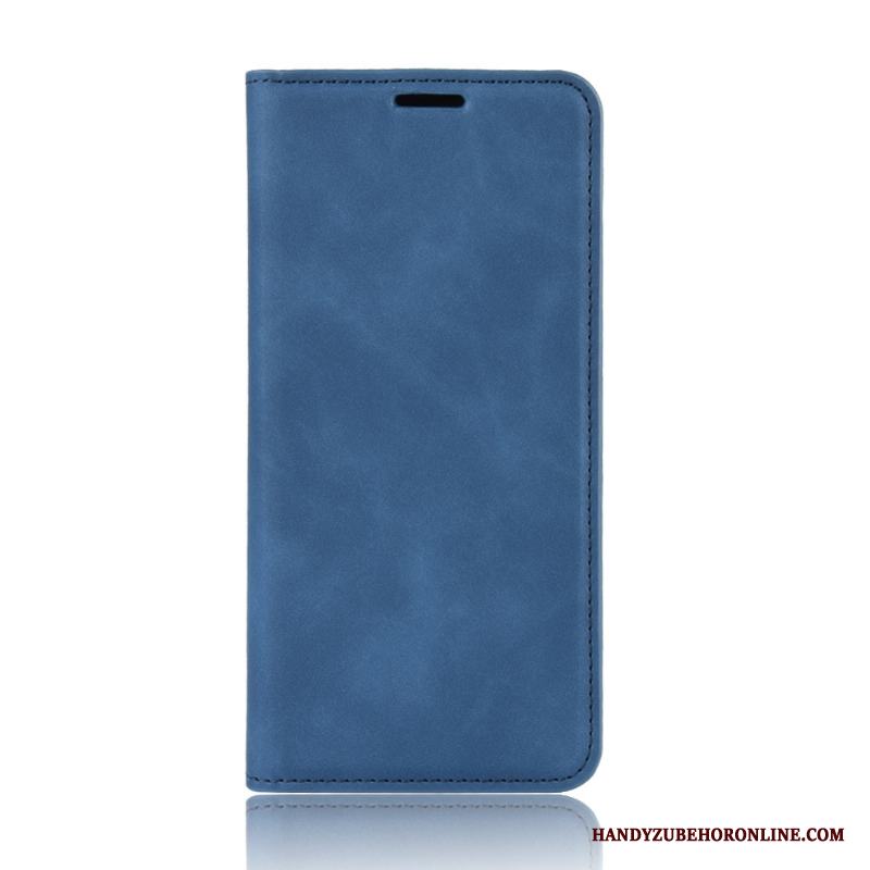 Samsung Galaxy Note20 Ultra Läderfodral Mobil Telefon Täcka Magnetic Skal Telefon Support Röd