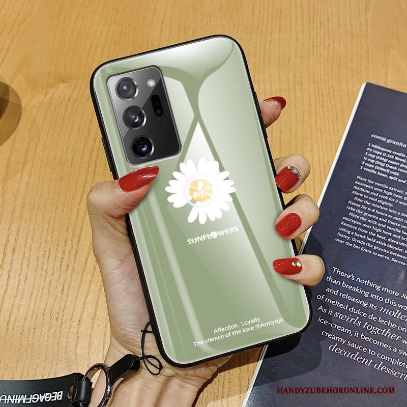 Samsung Galaxy Note20 Ultra Skal Fodral Silikon Fallskydd Trend Slim Glas Personlighet