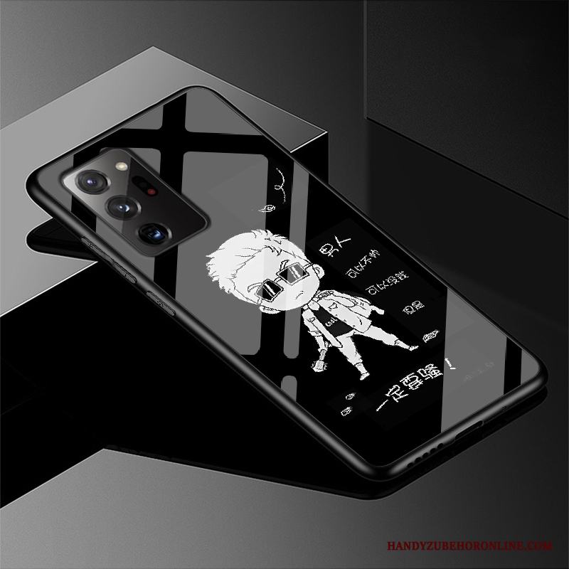 Samsung Galaxy Note20 Ultra Skal Glas Lyxiga Personlighet Skydd Hård Fodral Anpassa