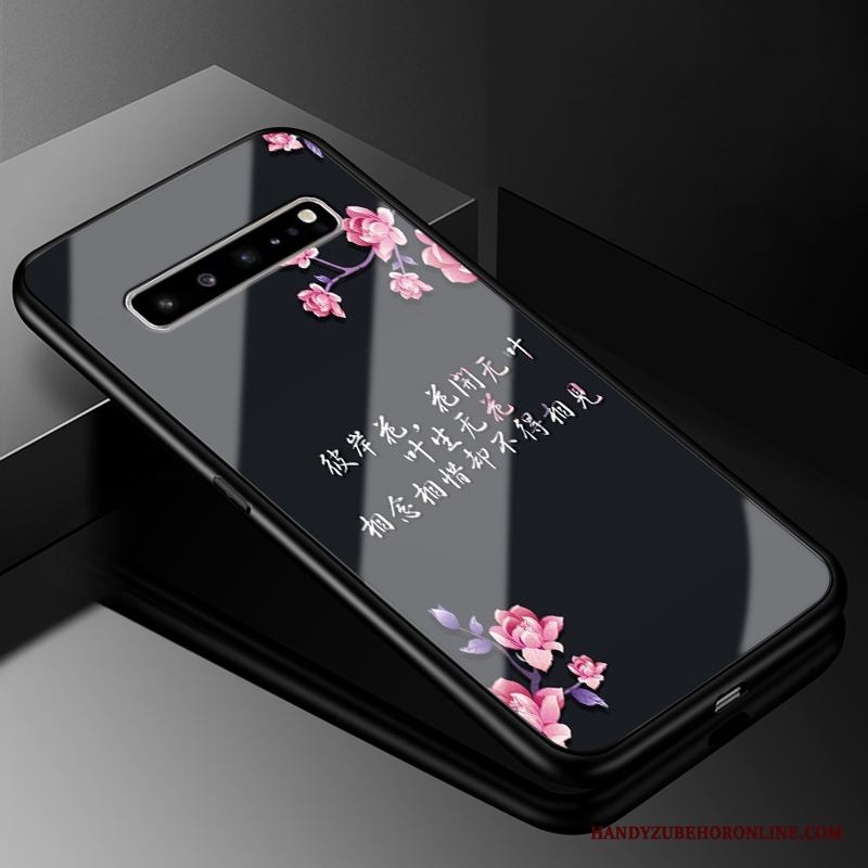 Samsung Galaxy S10 5g Skal All Inclusive Fodral Silikon Rosa Skydd Mobil Telefon
