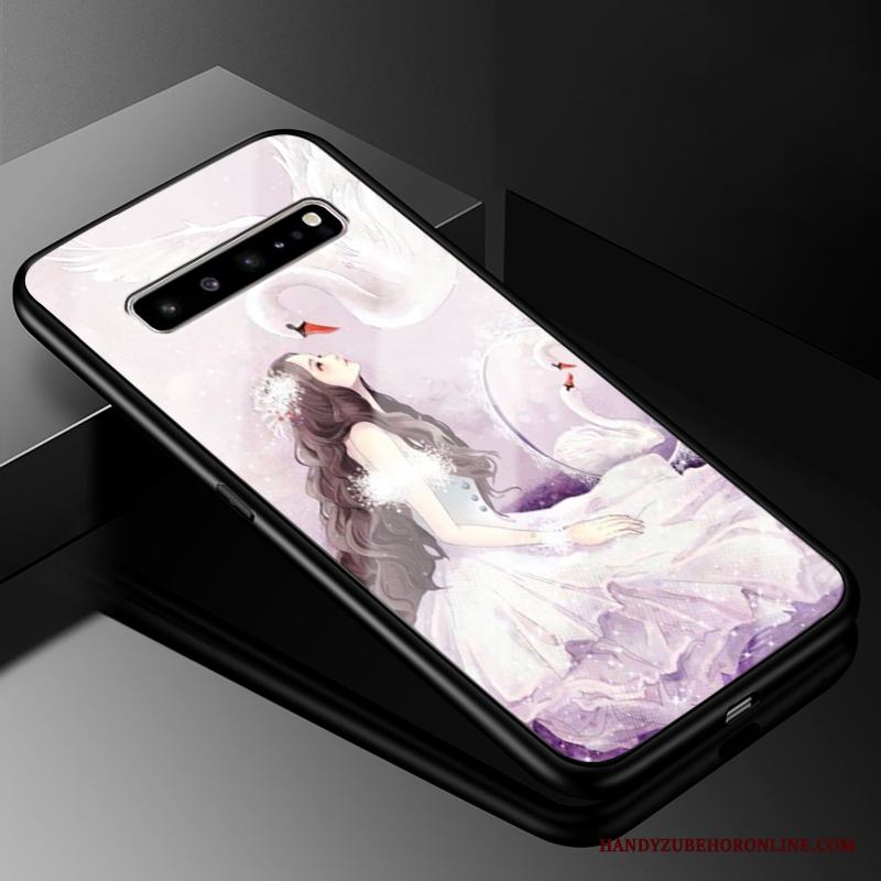 Samsung Galaxy S10 5g Skal All Inclusive Fodral Silikon Rosa Skydd Mobil Telefon