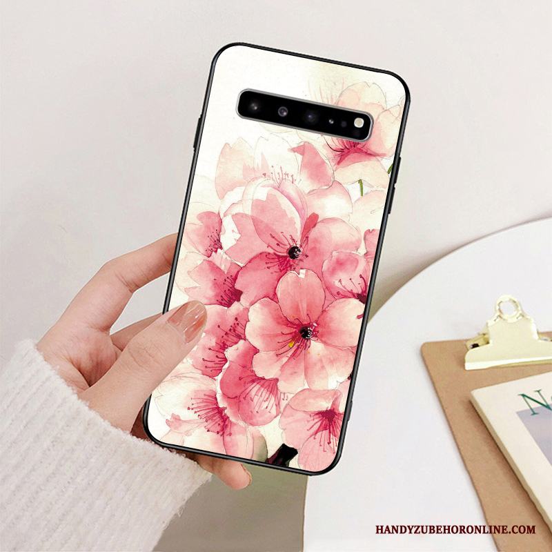 Samsung Galaxy S10 5g Skal Telefon Silikon Mjuk Skydd Kinesisk Stil All Inclusive Enkel