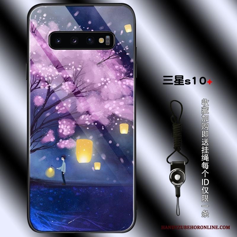 Samsung Galaxy S10+ Fodral Skal Telefon Cherry Fallskydd Ungdom All Inclusive Trend Varumärke