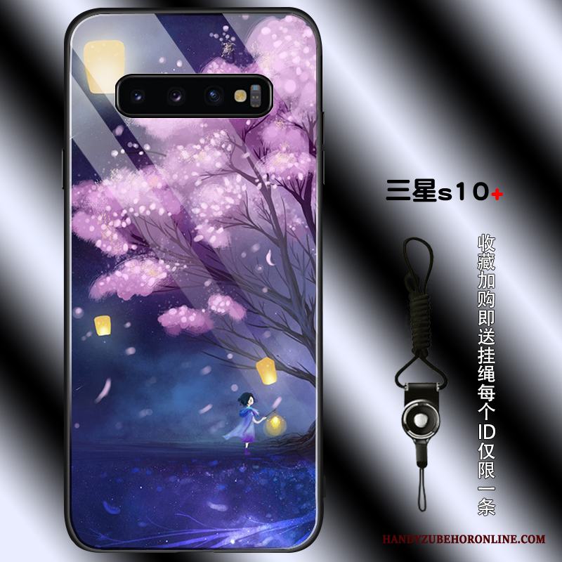 Samsung Galaxy S10+ Fodral Skal Telefon Cherry Fallskydd Ungdom All Inclusive Trend Varumärke