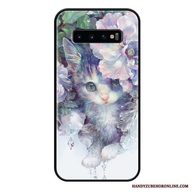 Samsung Galaxy S10 Fodral Stjärna All Inclusive Svart Skal Telefon Lyxiga Silikon