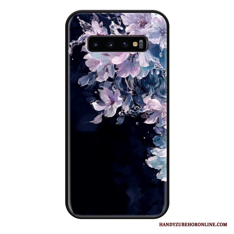 Samsung Galaxy S10 Fodral Stjärna All Inclusive Svart Skal Telefon Lyxiga Silikon