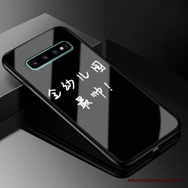 Samsung Galaxy S10+ Kreativa Skydd Fodral Skal Telefon Glas Fallskydd Personlighet