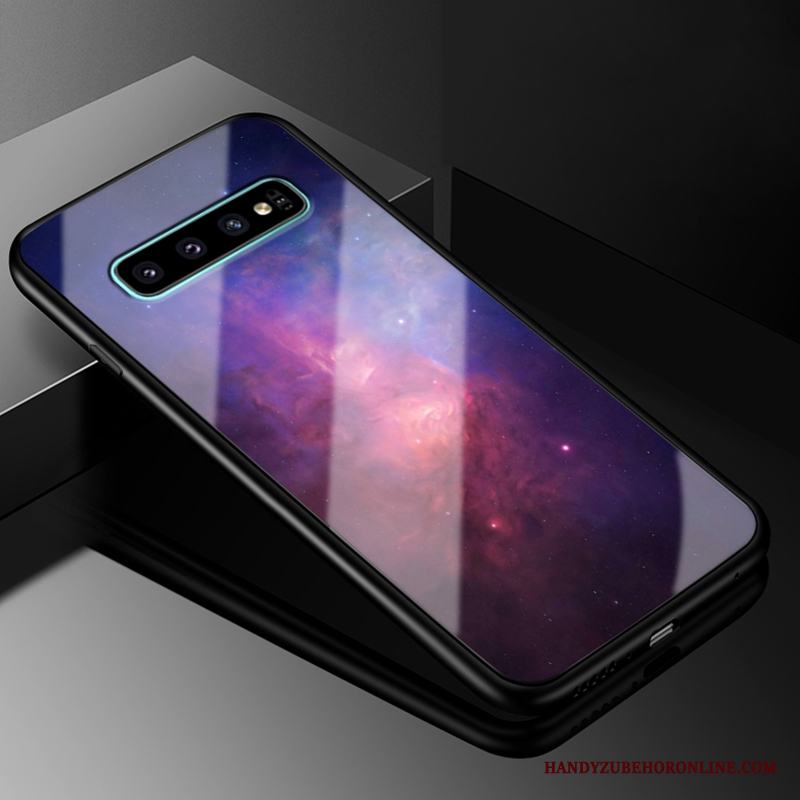 Samsung Galaxy S10+ Kreativa Skydd Fodral Skal Telefon Glas Fallskydd Personlighet