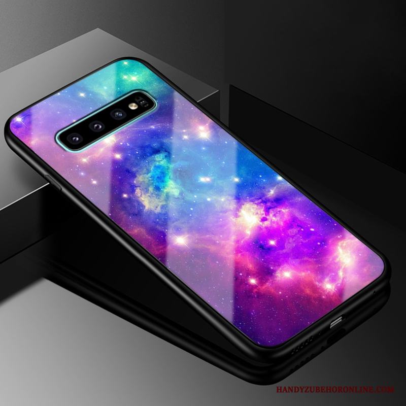 Samsung Galaxy S10+ Kreativa Skydd Fodral Skal Telefon Glas Fallskydd Personlighet