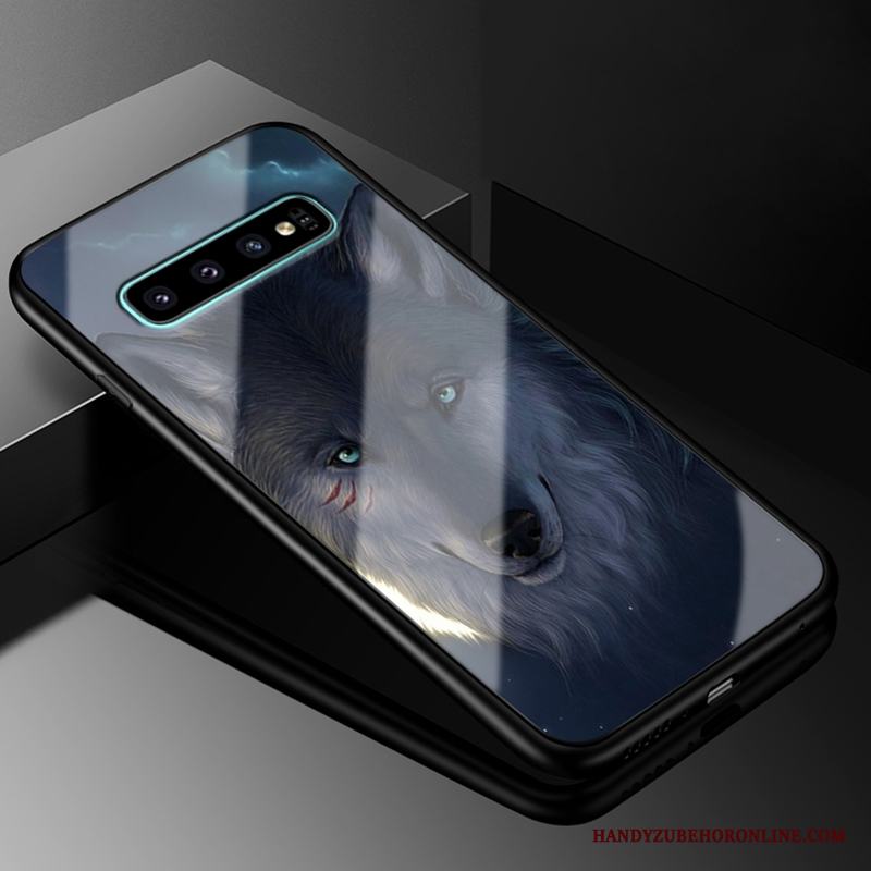 Samsung Galaxy S10+ Kreativa Skydd Fodral Skal Telefon Glas Fallskydd Personlighet