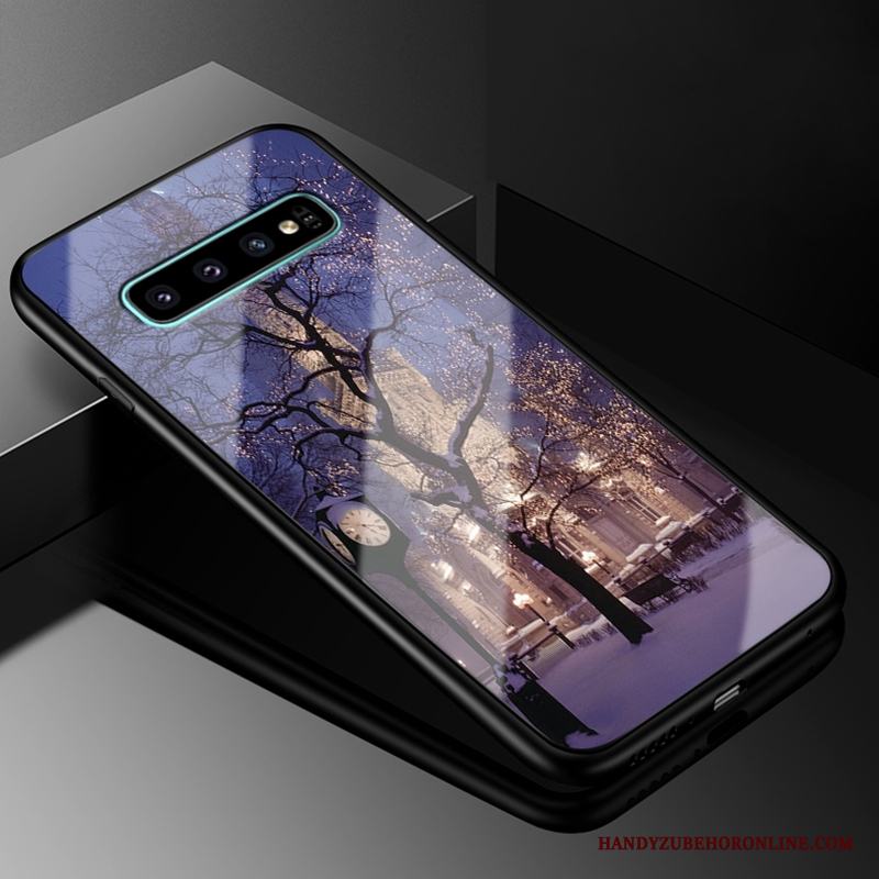 Samsung Galaxy S10+ Kreativa Skydd Fodral Skal Telefon Glas Fallskydd Personlighet