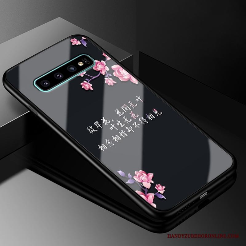 Samsung Galaxy S10+ Kreativa Skydd Fodral Skal Telefon Glas Fallskydd Personlighet