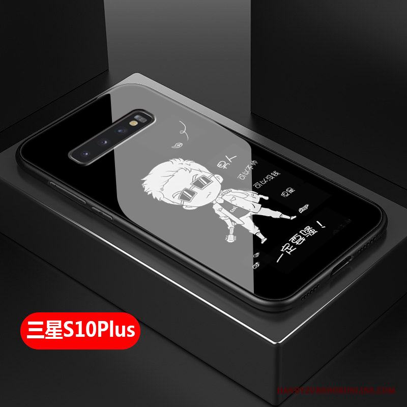 Samsung Galaxy S10+ Kreativa Stjärna Skal Telefon Fallskydd Trend Personlighet Glas