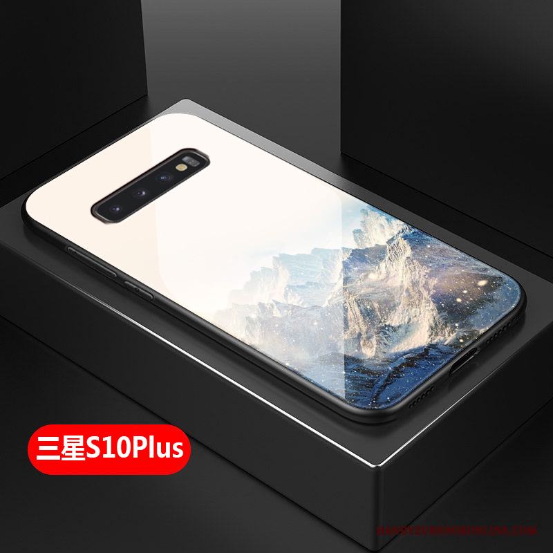 Samsung Galaxy S10+ Kreativa Stjärna Skal Telefon Fallskydd Trend Personlighet Glas