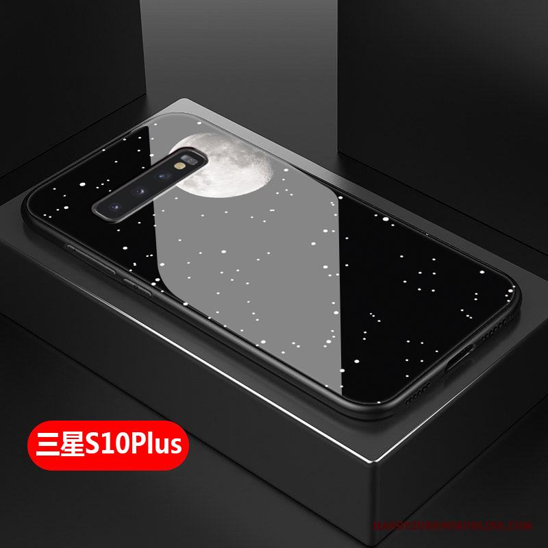 Samsung Galaxy S10+ Kreativa Stjärna Skal Telefon Fallskydd Trend Personlighet Glas