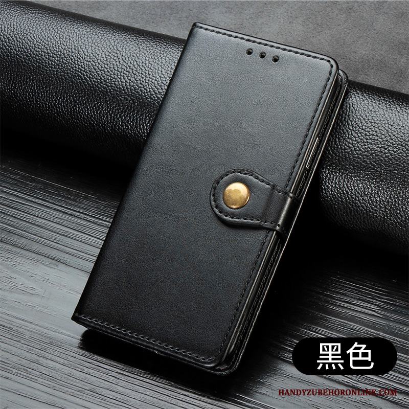 Samsung Galaxy S10 Lite Skal Telefon Täcka Mörkgrön Kort Läderfodral Plånbok Personlighet