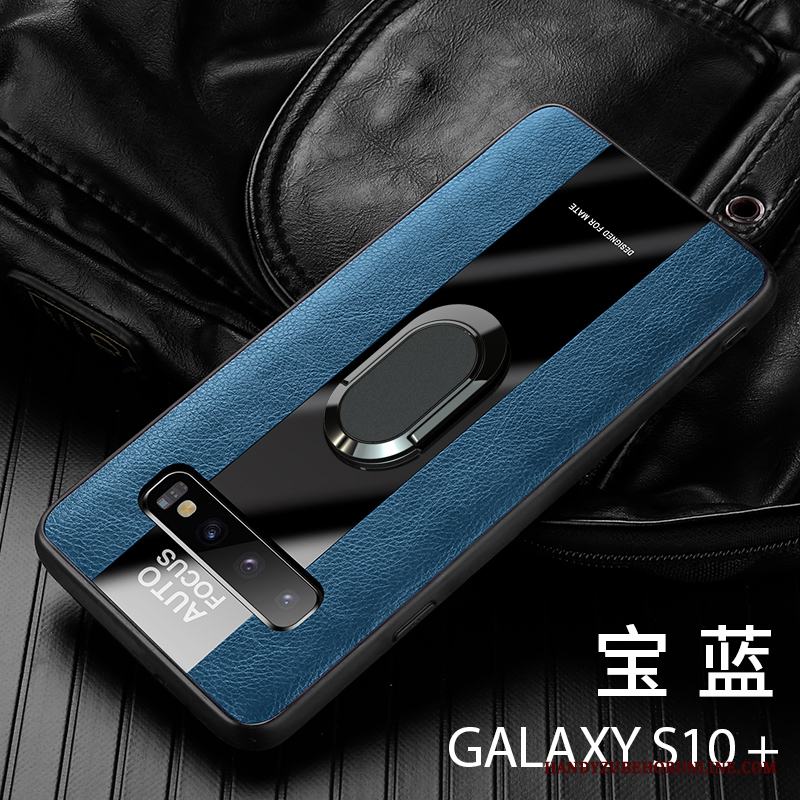 Samsung Galaxy S10+ Ring All Inclusive Business Fallskydd Magnetic Mjuk Skal Telefon
