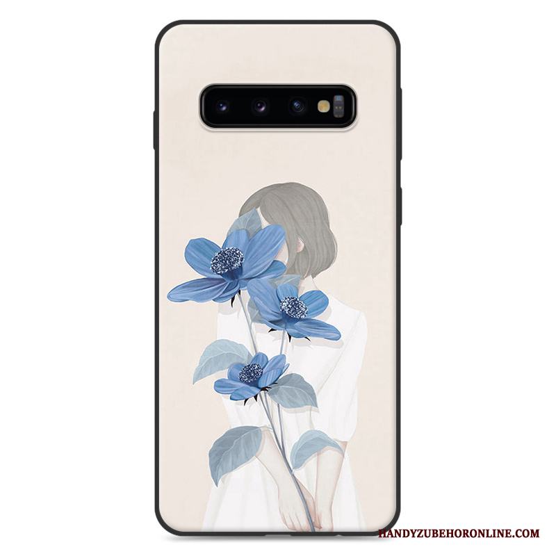 Samsung Galaxy S10 Skal Fallskydd Stjärna Kyla Kreativa All Inclusive Blå