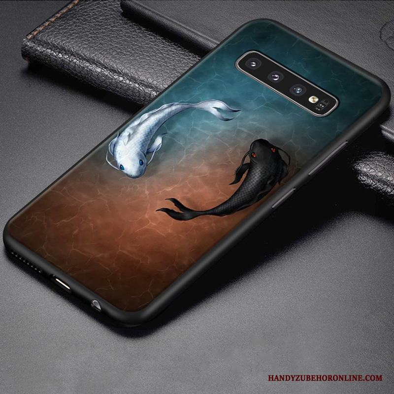 Samsung Galaxy S10 Skal Fodral Kreativa All Inclusive Mjuk Tecknat Personlighet Skydd