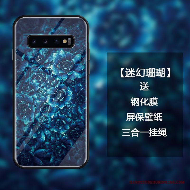 Samsung Galaxy S10 Skal Konst All Inclusive Pulver Svart Personlighet Kreativa Trend