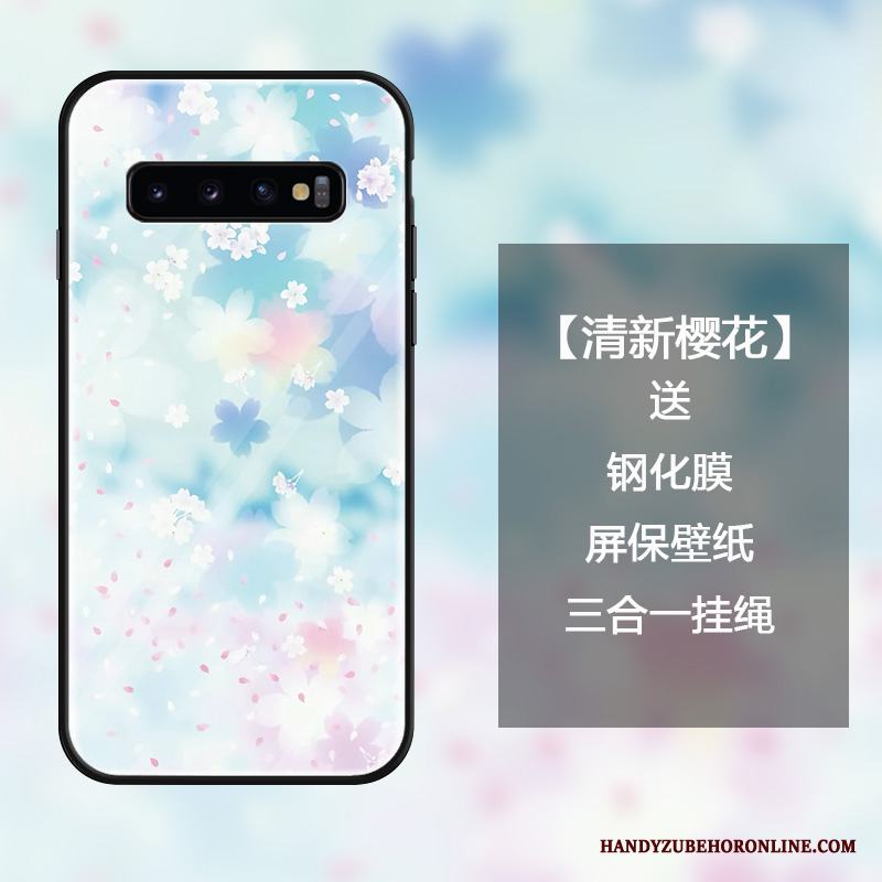 Samsung Galaxy S10 Skal Konst All Inclusive Pulver Svart Personlighet Kreativa Trend