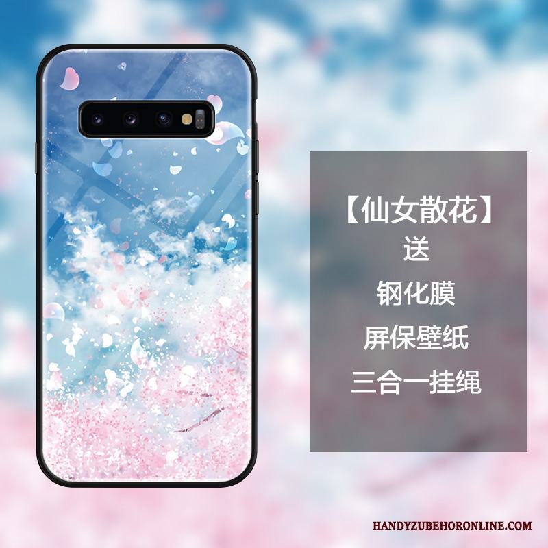 Samsung Galaxy S10 Skal Konst All Inclusive Pulver Svart Personlighet Kreativa Trend