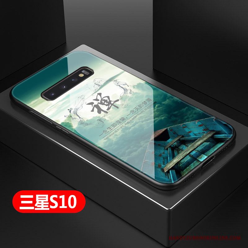 Samsung Galaxy S10 Skal Kreativa Telefon All Inclusive Hård Skydd Fallskydd