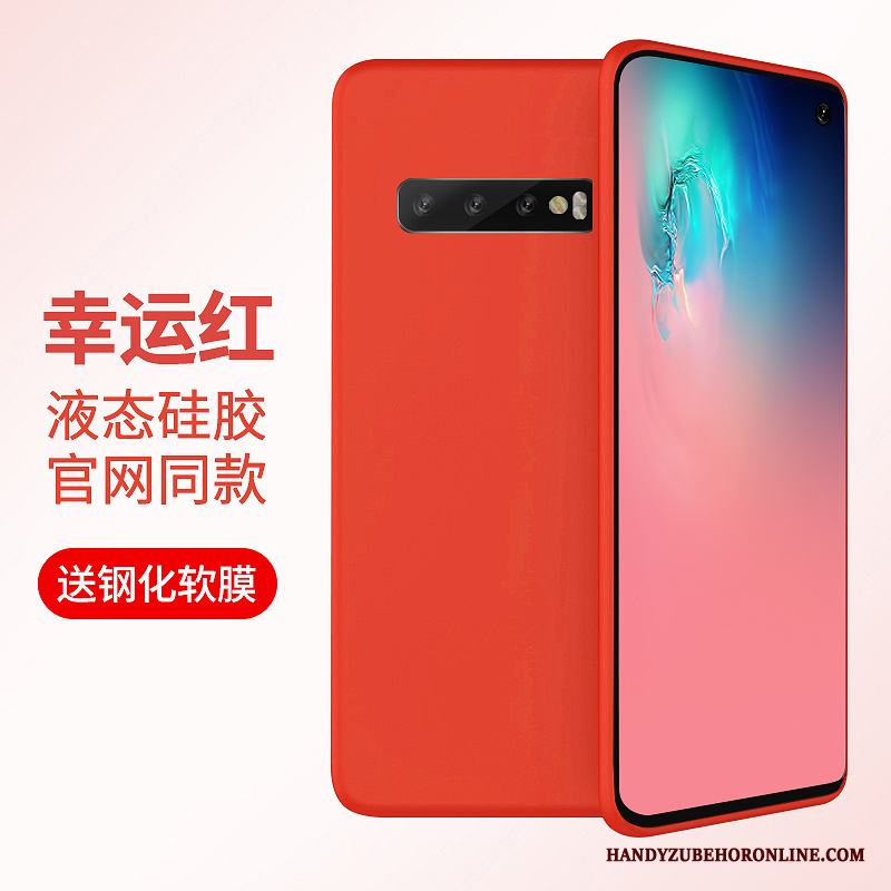 Samsung Galaxy S10 Skal Kreativa Trend Varumärke Silikon Net Red Personlighet Högt Utbud Fodral