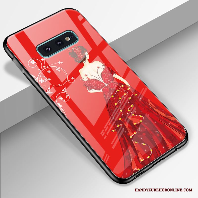 Samsung Galaxy S10+ Skal Skydd Hård Enkel Personlighet Trend Glas Fodral