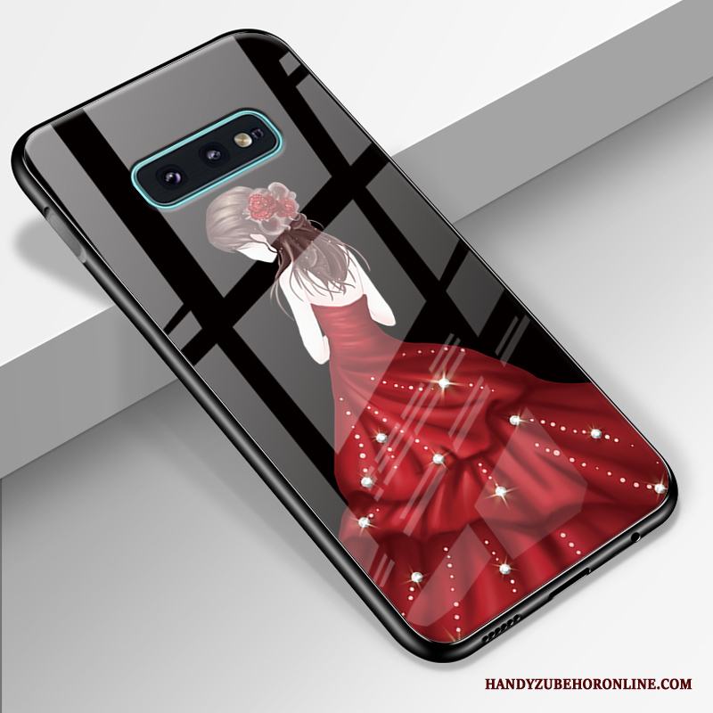 Samsung Galaxy S10+ Skal Skydd Hård Enkel Personlighet Trend Glas Fodral