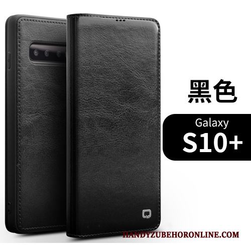 Samsung Galaxy S10+ Skal Telefon All Inclusive Fodral Skydd Högt Utbud Läderfodral Mobil Telefon