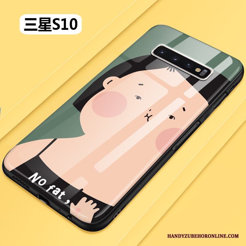 Samsung Galaxy S10 Skal Telefon Kyla Fallskydd Fodral Hård Tecknat Kreativa