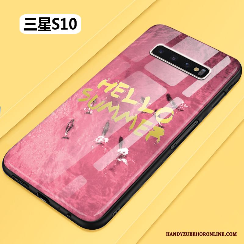 Samsung Galaxy S10 Skal Telefon Kyla Fallskydd Fodral Hård Tecknat Kreativa