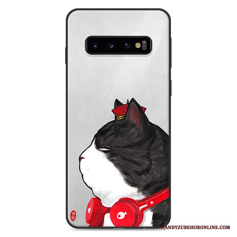 Samsung Galaxy S10+ Vind Skal Telefon Trend Mode Kreativa Personlighet Net Red