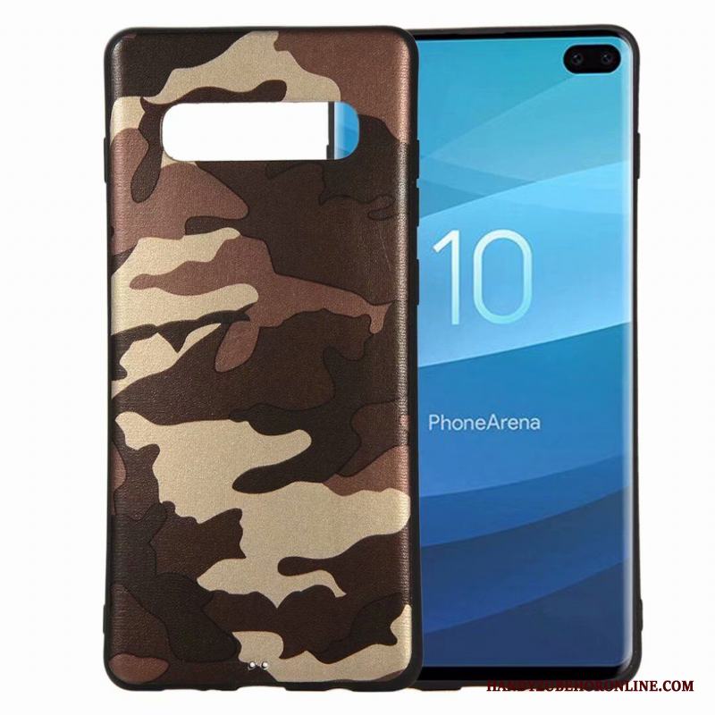 Samsung Galaxy S10e All Inclusive Skal Fodral Skydd Mjuk Telefon Grön